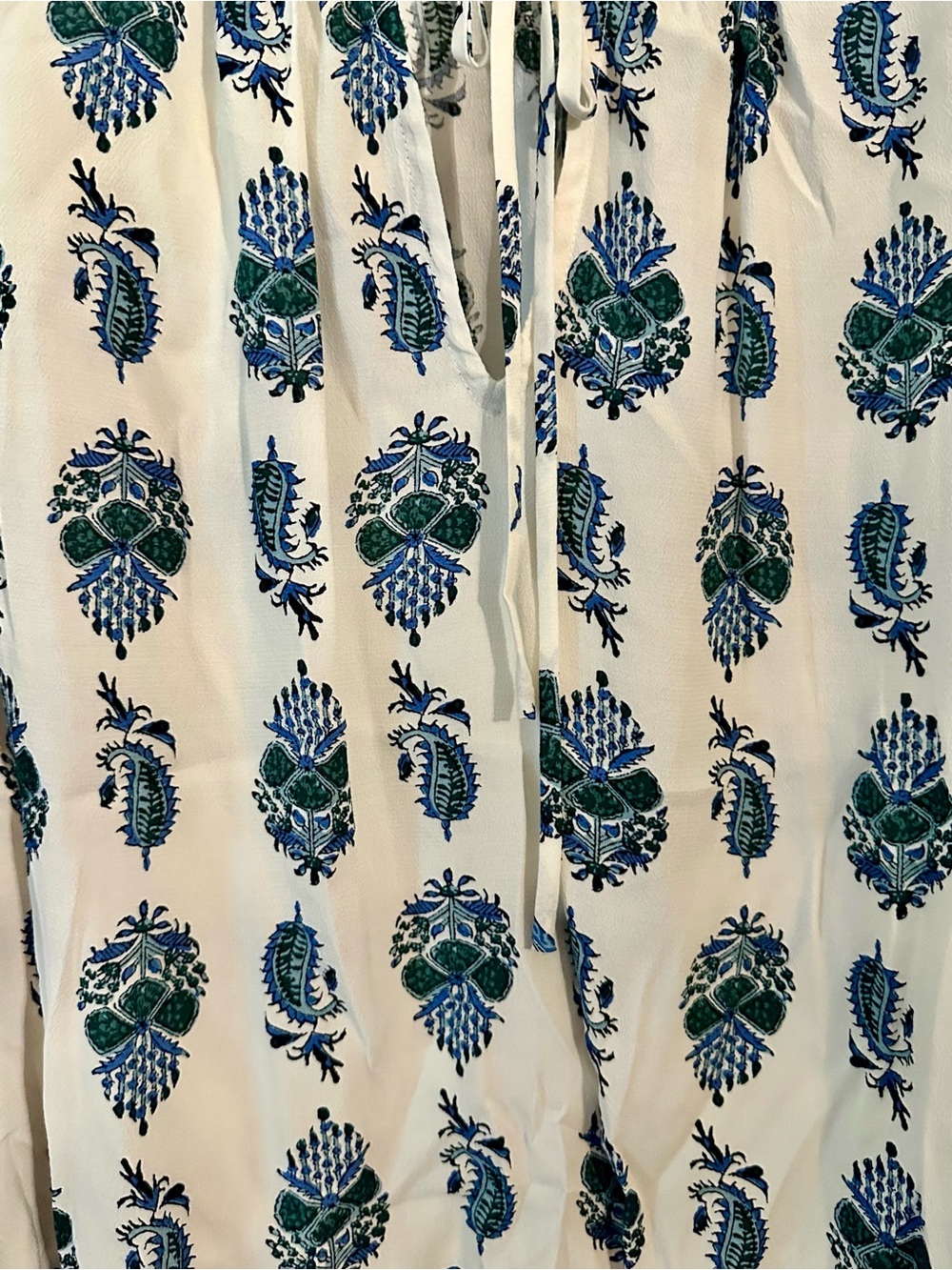 NWT Aquamarine Peasant Blouse Size XL by Karen Kane - Picture 5 of 10